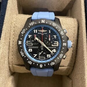 Breitling Endurance Pro 44 Swim Chronograph Black and Blue Watch